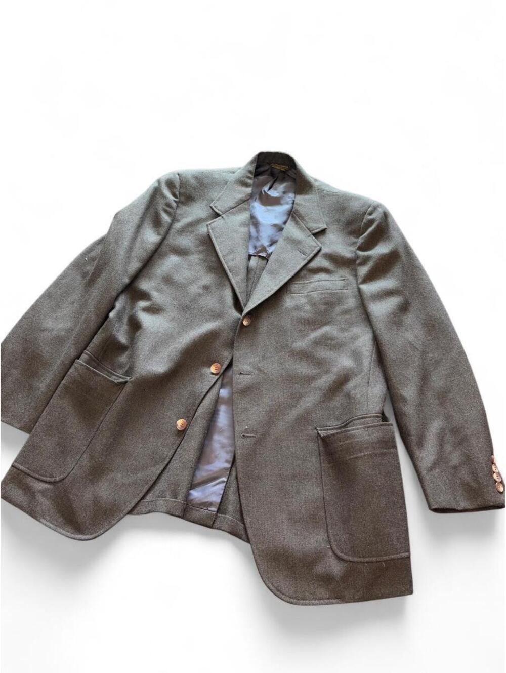 Vintage 1970s Southwick Gray Wool Blazer